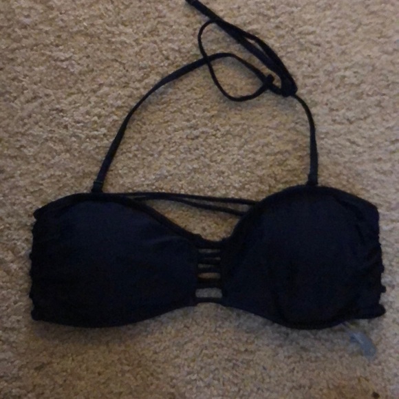 aerie Other - aerie strappy back dark blue swim suit.
